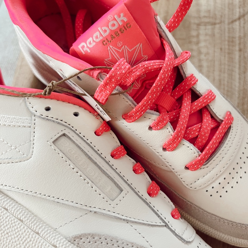 Hot Pink Reebok Sneakers